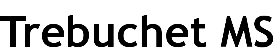 Trebuchet MS Bold Yazı tipi ücretsiz indir